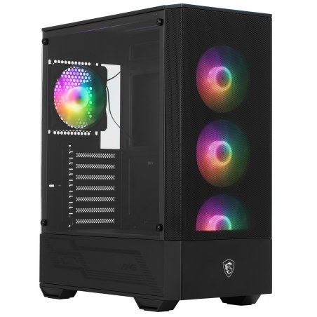 Компьютерный корпус MSI MAG FORGE 112R 2xUSB 3.0, 4x120мм ARGb Fan, ARGb Control Board, Tempered Glass Window, Brown Box (949679)