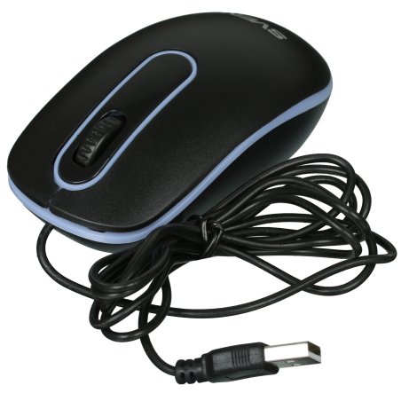 Мышь проводная SVEN RX-90 черный, 1000 dpi, USB, кнопки - 3