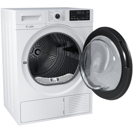 Сушильная машина LEX LDM10WD белый, 10 кг, сушка - конденсационная, программ - 16, 60 x 85 x 62 см