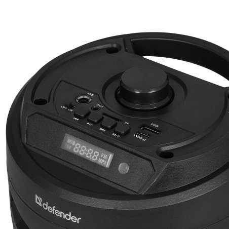 Портативная колонка Defender 16W черный CRASHBOOM