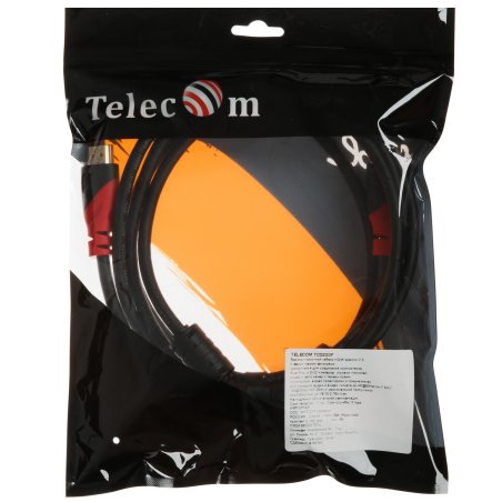 Кабель HDMI-19M --- HDMI-19M ver 2.0 4K*60Hz, 2m 2F TELECOM PRO TCG220F-2M
