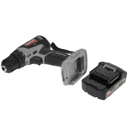 Дрель-шуруповерт аккумуляторная ИНТЕРСКОЛ ДА-10/18В, Аккумуляторная, 18В, 2 АКБ, Кейс