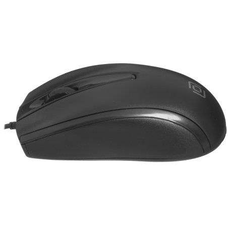 Мышь проводная Oklick 385M черный, 1000 dpi, USB, кнопки - 3
