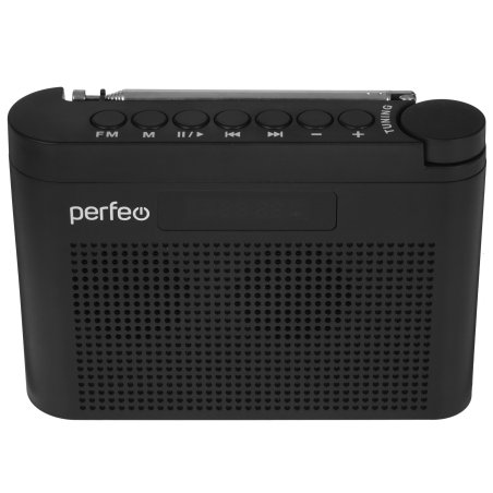 Радиоприемник Perfeo цифровой ТАЙГА FM+ 66-108МГц/ MP3/ встроенный аккум,USB/ черный (I70BK) (PF_C4939)