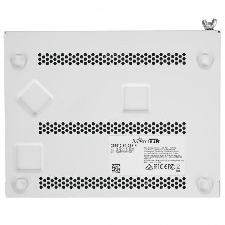 Коммутатор MikroTik CSS610-8G-2S+IN, 8×1 Гбит/с + 2×10 Гбит/с SFP+, управляемый