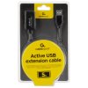 Кабель-удлинитель USB2.0 активный Gembird/Cablexpert UAE-01-5M, AM/AF, 5м