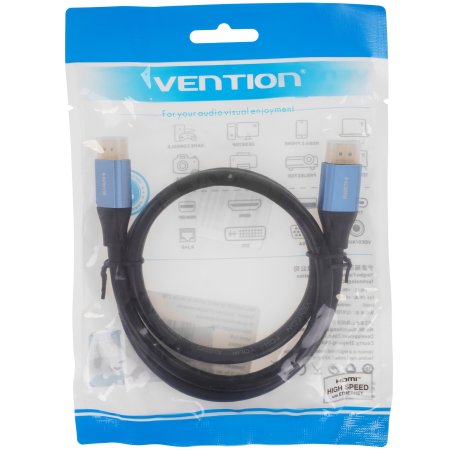 Кабель Vention HDMI High speed v2.0 with Ethernet 19M/19M - 0.75м