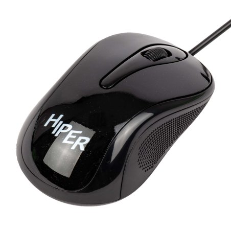 Мышь проводная HIPER HOM-031 черный, 1000 dpi, USB, кнопки - 3