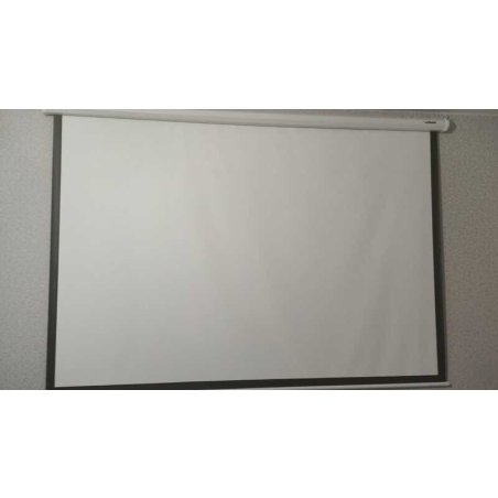 Настенный экран Lumien Eco Picture 180х180см (рабочая область 174х174 см) Matte White восьмигранный корпус, возможность потолочн./настенного крепления, уровень в комплекте, 1:1 (треугольная упаковка)