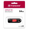 Флешка USB Transcend JetFlash 590 (TS64GJF590K), 64Gb, USB 2.0, R/W 25/15, черный/красный