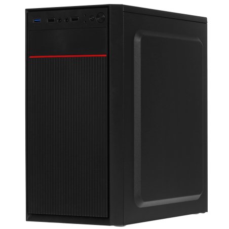 Компьютерный корпус Minitower ExeGate BAA-113U-AAA450 (mATX, БП AAA450 с вент. 8см, 2*USB+1*USB 3.0, аудио, черный)
