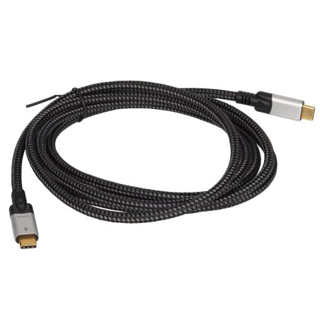 Кабель VCOM USB4 TypeC(M)--TypeC(M), 5K 60Hz, 8K 30Hz 40Gbps, PD 240W, 2м CU560-2M