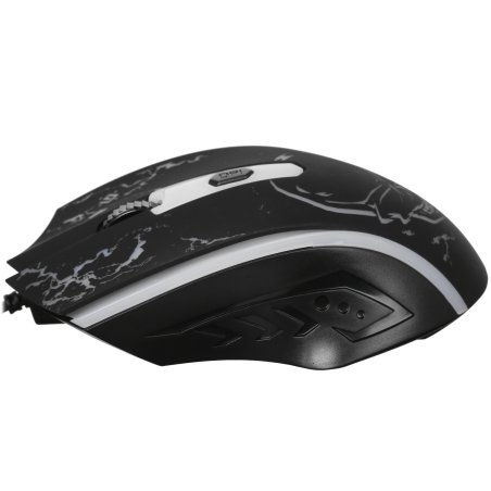 Мышь проводная Defender Overmatch GM-069 черный, 2400 dpi, USB, кнопки - 4