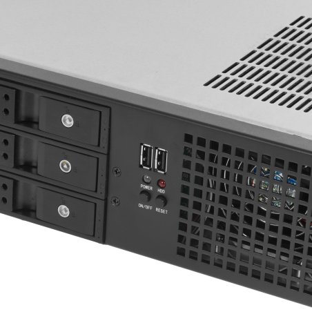 Серверный корпус ExeGate Pro 2U660-HS06 (RM 19", высота 2U, глубина 660, БП 800ADS, 6xHotSwap, USB)