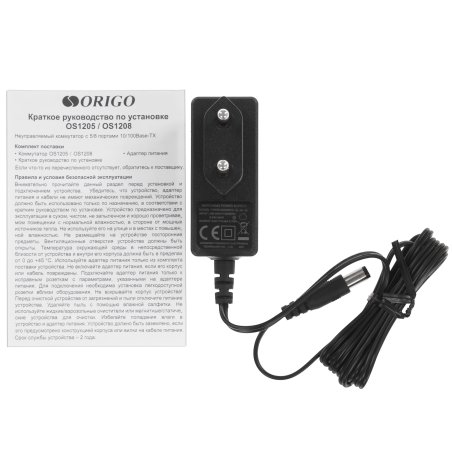 Неуправляемый 8-портовый коммутатор ORIGO OS1208/A1A 10/100 Мбит/с