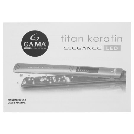 Щипцы - выпрямитель для волос GA.MA I Elegance Led Titan Keratin Bvt