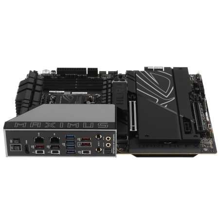 Материнская плата ASUS ROG MAXIMUS Z890 EXTREME, LGA 1851, Intel Z890, 4xDDR5, 4xSATA, 4xM.2, 1xPCI-E 5.0 x16, 1xPCI-E 5.0 x8, 1xHDMI, 2xUSB-C, 2x 10Gb LAN, 5xUSB-A 3.2 Gen 2, 1xUSB-C 3.2 Gen 2x2, 2xUSB-C Thunderbolt 5, 2x3.5 мм, 7.1, E-ATX