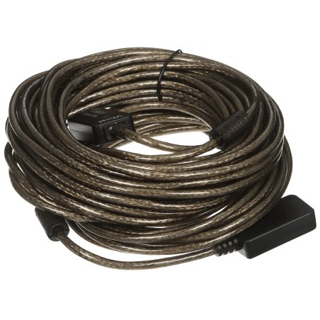 Кабель VCOM VUS7049-15M Кабель-адаптер USB2.0-repeater, удлинительный активный <Am-->Af> 15м