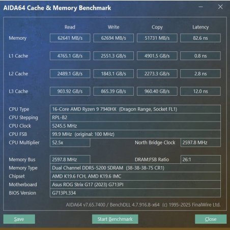 Оперативная память Kingston Fury Impact, DDR5, 16GB (1x16 GB), 5600 MHz, CL40, SO-DIMM