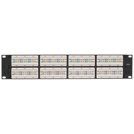 Патч-панель LANMASTER 48 портов, UTP, кат.6, 2U