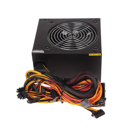 Блок питания Chieftec RTL GPS-600A8, 600Вт, 80 PLUS, 120мм, черный