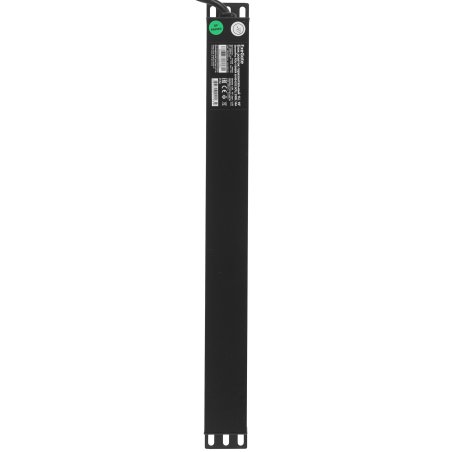 Блок розеток горизонтальный ExeGate ServerPro PDU-19H904 Al-9S-EU2.5, 19", 1U, Алюминий, 9 Schuko, кабель с евровилкой VDE-250V-16A-3*1.5мм2, 2.5 метра, черный