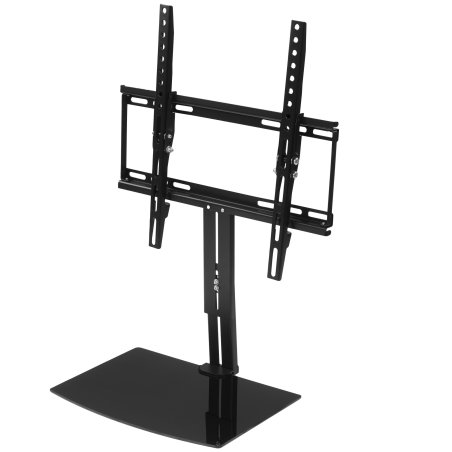 Напольная стойка с кронштейном для телевизора Rexant 32"-55" дюймов с дополнительной полкой для медиаоборудования серия Profi