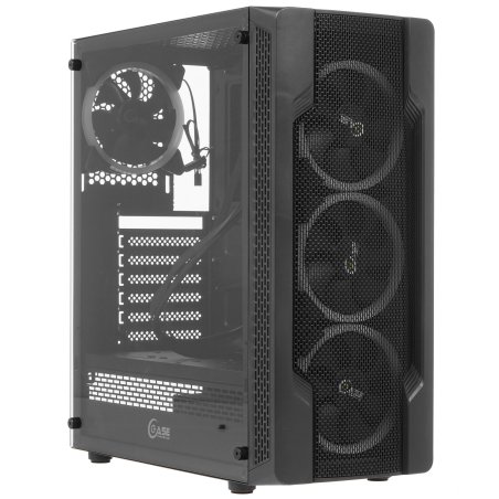 Компьютерный корпус Powercase Mistral X4 Mesh LED, Tempered Glass, 4x 120мм 5-color fan, черный, ATX (CMIXB-L4)