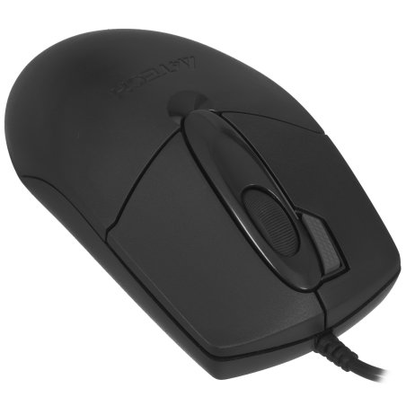 Мышь проводная A4Tech OP-730D черный, 1200 dpi, USB, кнопки - 4