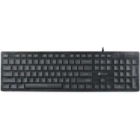 Клавиатура проводная Oklick 550ML, USB, черный