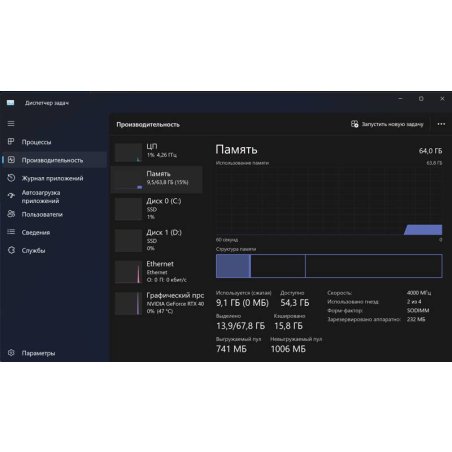 Оперативная память Samsung, DDR5, 32Gb (1x32Gb), 4800MHz, CL40, SO-DIMM