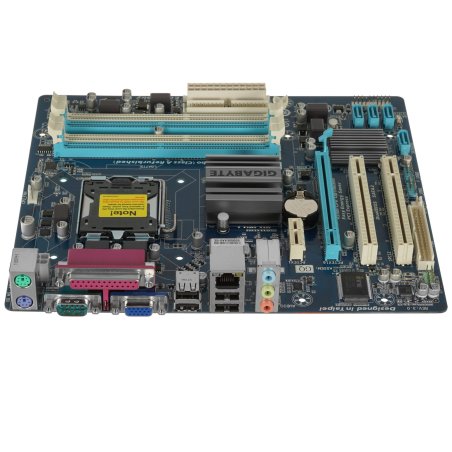 Материнская плата Gigabyte GA-G41M-COMBO-GQ (rev.3), LGA 775, Intel G41, 4xDDR2/DDR3, 4xSATA, 1xPCIe 1.1 x16, 1xPCIe 1.1 x1, 1xVGA, 1x 1Gb LAN, 4xUSB 2.0, 3x3.5 мм, 5.1, Micro ATX