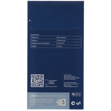 Термопрокладка Arctic Thermal pad 200x100мм, 1.5мм - 2 Pack TP-3 (ACTPD00060A)