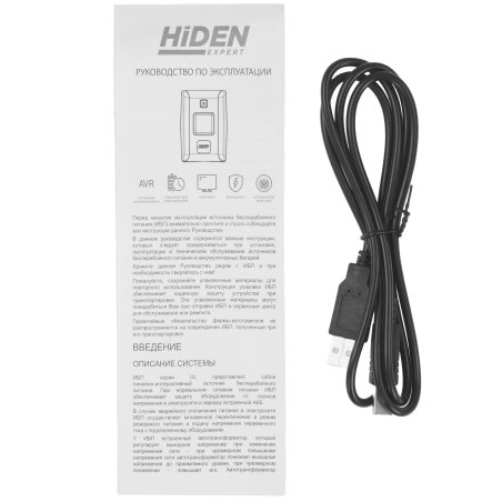 Источник бесперебойного питания HIDEN EXPERT ULPS800RM 800ВА/720Вт Линейно-интерактивный ИБП Rackmount 2U, 8xIEC C13, USB, RS232, SNMP слот, встроенные АКБ 2x12B/7Ач