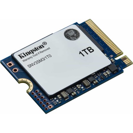 Накопитель SSD Kingston NV3, 1000Gb, M.2(22x30мм), NVMe, PCIe 4.0 x4, 3D TLC, R/W 6000/4000Mb/s, TbW 320, DWPD 0.2 (60 мес)