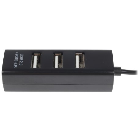 Разветвитель USB на 4 порта черный Rexant