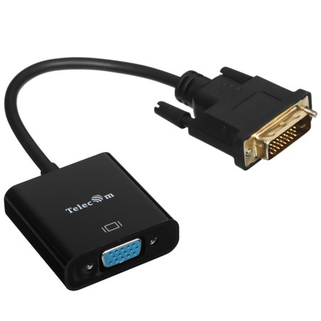 Кабель-переходник VCOM DVI-D 25M ---> VGA 15F Telecom <TA491> Кабель-переходник DVI-D 25M ---> VGA 15F Telecom <TA491>