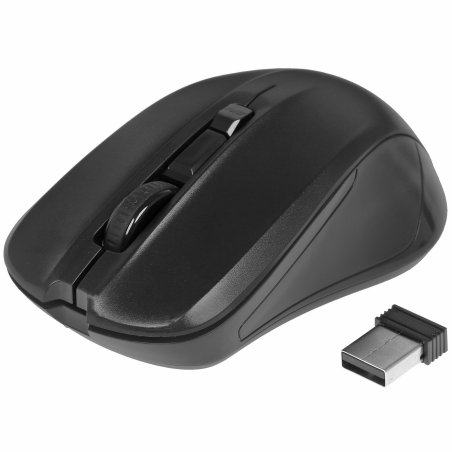 Мышь беспроводная SVEN RX-270W черный, 1600 dpi, радиоканал, USB, кнопки - 4