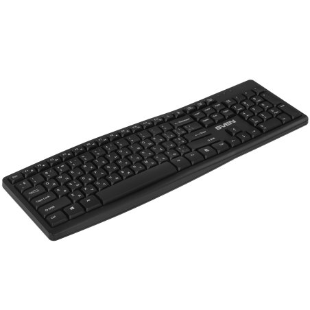Клавиатура беспроводная SVEN KB-E5500W USB черный