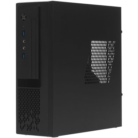 Компьютерный корпус InWin POWERMAN ES701BK USB 3.0 (Mini Tower, mATX, 450W PM-450ATX, USB 3.0x2, USBx2 + Audio, черный) <6120258>