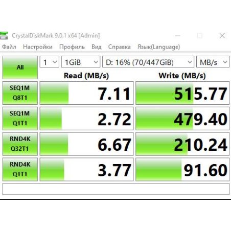 Накопитель SSD Patriot Burst Elite, 480Gb, SATA, 2.5", R/W 450/320