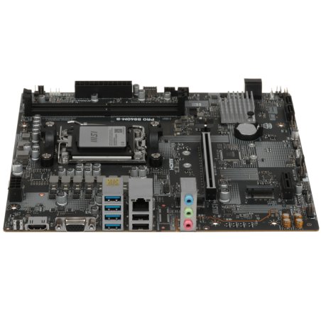 Материнская плата MSI PRO H610M-G DDR4, LGA 1700, Intel H610, 2xDDR4, 4xSATA, 1xM.2, 1xPCIe 4.0 x16, 1xPCIe 3.0 x1, 1xHDMI, 1xDP, 1xVGA, 1xRJ45 1Gb, 2xUSB-A 3.2 Gen 1, 4xUSB-A 2.0, 3x3.5мм, 7.1, mATX