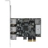 Контроллер ExeGate EXE-367 PCI-E 2.0, 3*USB 3.0 ext + 1*USB 3.0 int, разъем доп.питания (OEM)