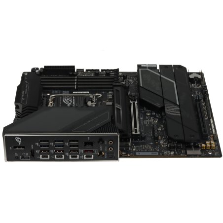 Материнская плата ASUS ROG STRIX Z890-F GAMING WIFI, LGA 1851, Intel Z890, 4xDDR5, 4xSATA, 5xM.2, 1xPCIe 5.0 x16, 1xPCIe 4.0 x4, 1xHDMI, 1xDP, 2xUSB-C, 1x 2.5Gb LAN, 4xUSB-A 3.2 Gen 1, 4xUSB-A 3.2 Gen 2, 2xUSB-A 2.0, 2xUSB-C Thunderbolt 4, 2x3.5 мм, 7.1, 