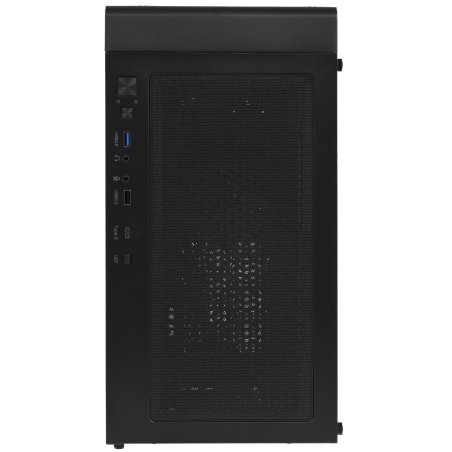 Компьютерный корпус Bloody BD-CC115 черный без БП ATX 8x120мм 1xUSB 2.0 1xUSB 3.0 audio bott PSU