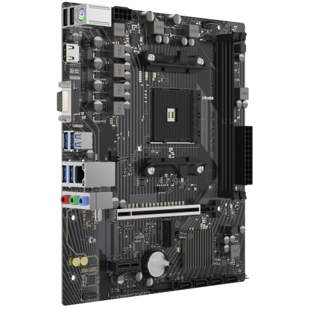 Материнская плата Sapphire A520M-E A520, AM4, 2*DDR4, 1*PCIEx16, 1*PCIEx1, 1*M.2, 6*USB3.2Gen1, 4*USB2.0, 4*SATA3.0, 1G, HDMI, M-ATX, RTL