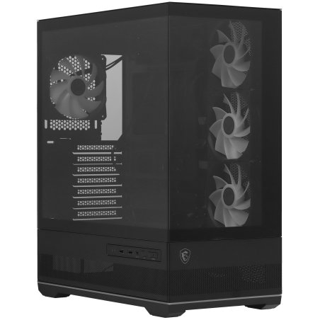 Компьютерный корпус MSI MAG Pano 110R PZ черный без БП ATX 6x120мм 7x140мм 2xUSB 3.0 1xUSB3.1 audio AirDuct bott PSU