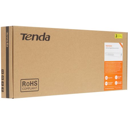 Коммутатор Tenda TEG1024G 24-Port 10/100/1000 Gigabit Switch
