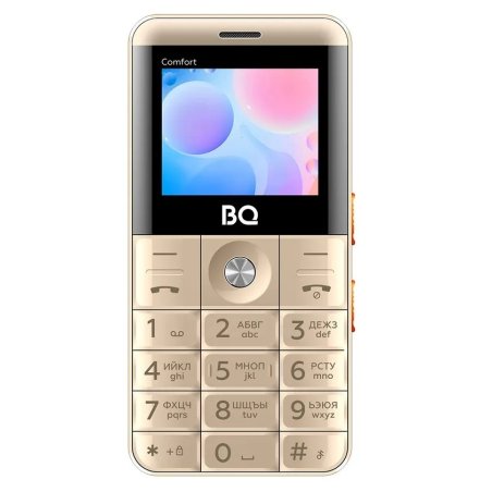 Мобильный телефон BQ 2006 Comfort золотой/черный