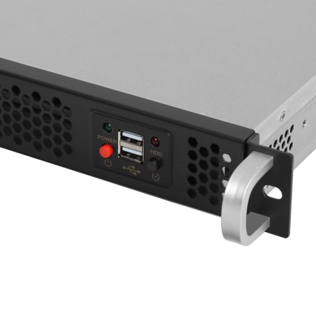 Серверный корпус ExeGate Pro 1U430-02 (RM 19", высота 1U, глубина 430, БП 1U-500ADS, USB)